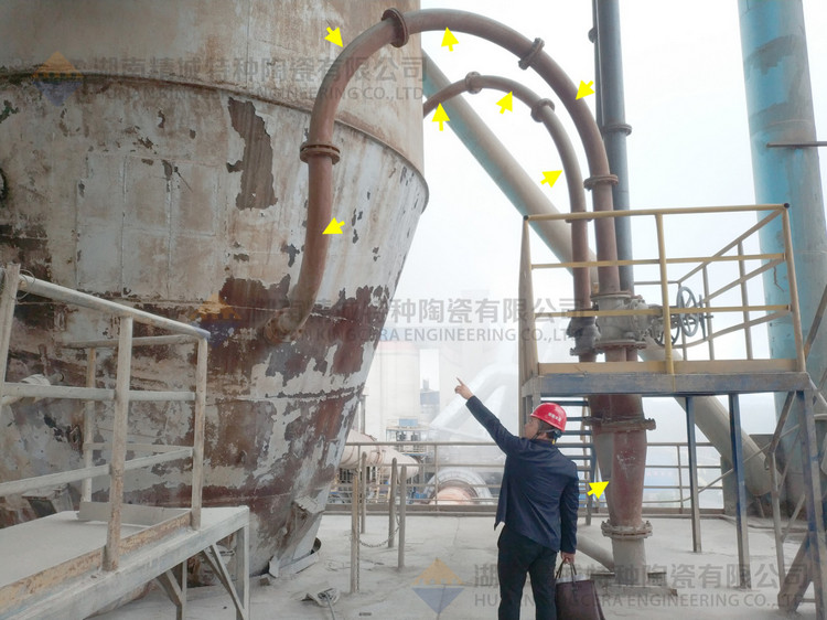 湖南KU酷游官网特特种陶瓷有限公司回访客户并审查耐磨陶瓷管道现场运行情形