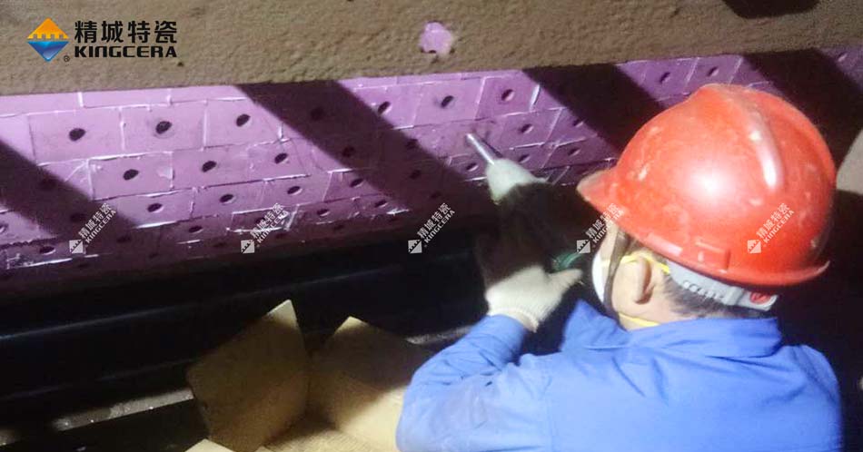 KU酷游官网牌新型耐磨陶瓷布料机圆辊使用效果