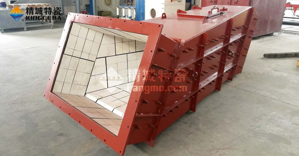 KU酷游官网特瓷溜槽耐磨陶瓷衬板