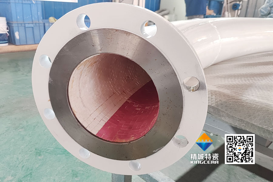 KU酷游官网ZTA陶瓷贴片耐磨管道