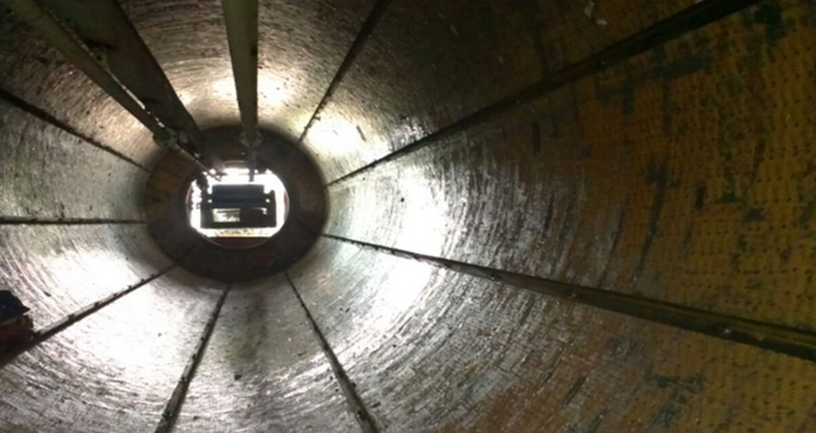 安徽某烧结厂圆筒混淆机使用KU酷游官网耐磨陶瓷衬板